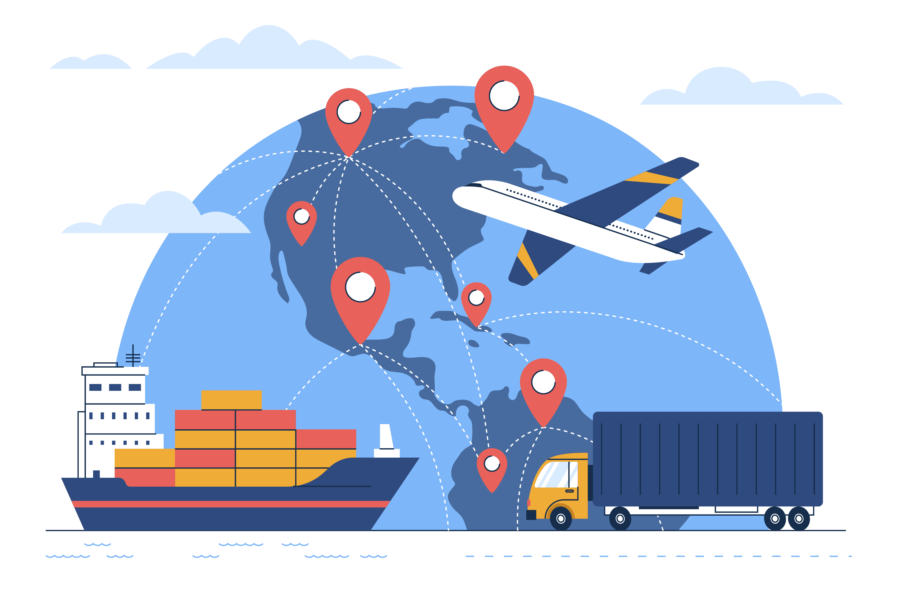 Logistics and Supply Chain Banner